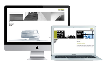 Disseny i programació flash web d'Azarq.com Estudi d'arquitectura