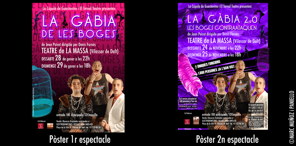 Pòster de La gàbia de les boges.